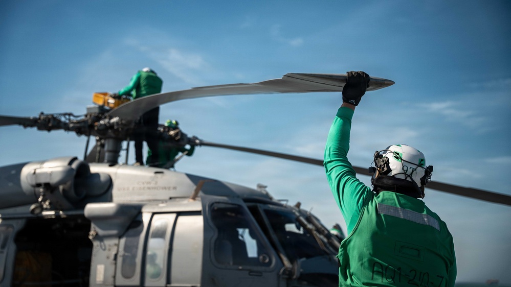 IKE conducts flight deck certification in the Atlantic Ocean
