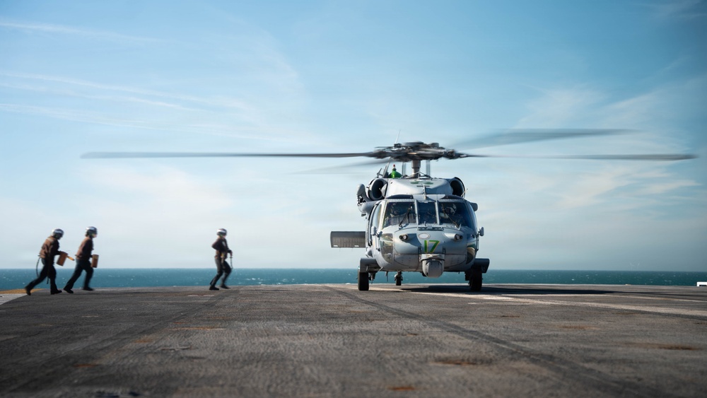 IKE conducts flight deck certification in the Atlantic Ocean