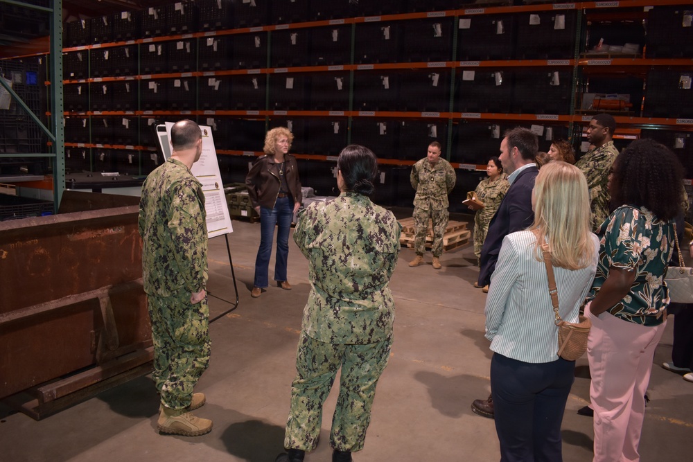 Navy Medicine Logistics Symposium Walk-Around Tour at Naval Medical Readiness Logistics Command