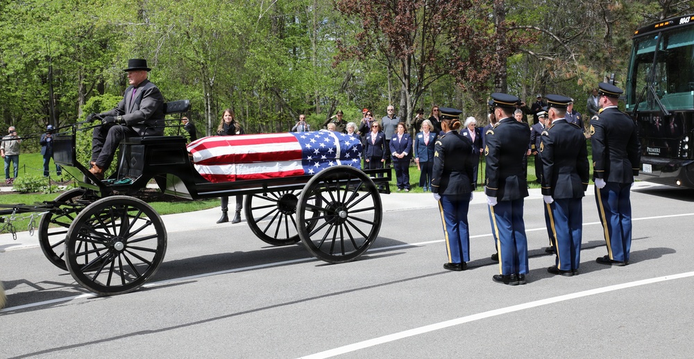 NY Army Guard Honor Guard provides funeral honors for WWII POW