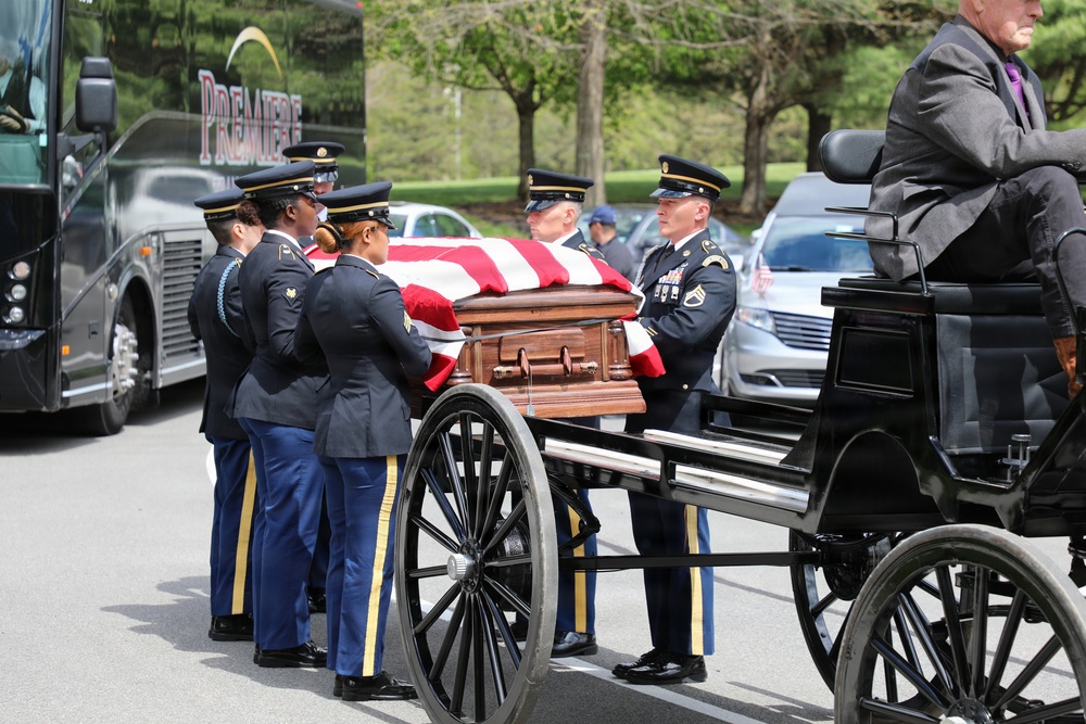 NY Army Guard Honor Guard provides funeral honors for WWII POW