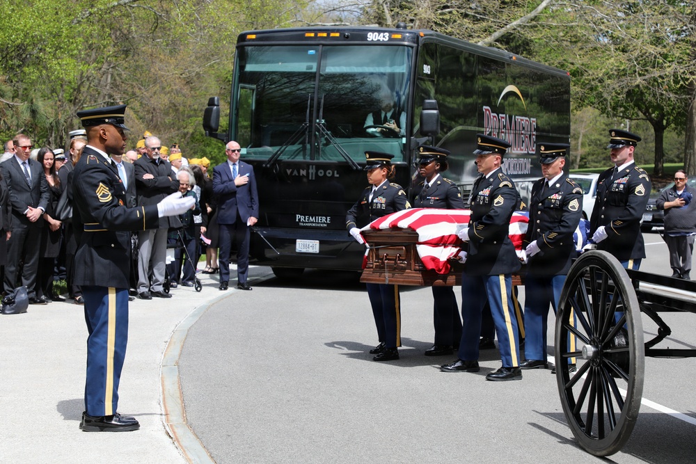 NY Army Guard Honor Guard provides funeral honors for WWII POW