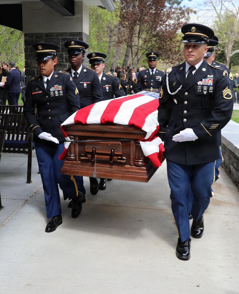 NY Army Guard Honor Guard provides funeral honors for WWII POW