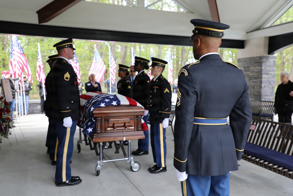 NY Army Guard Honor Guard provides funeral honors for WWII POW