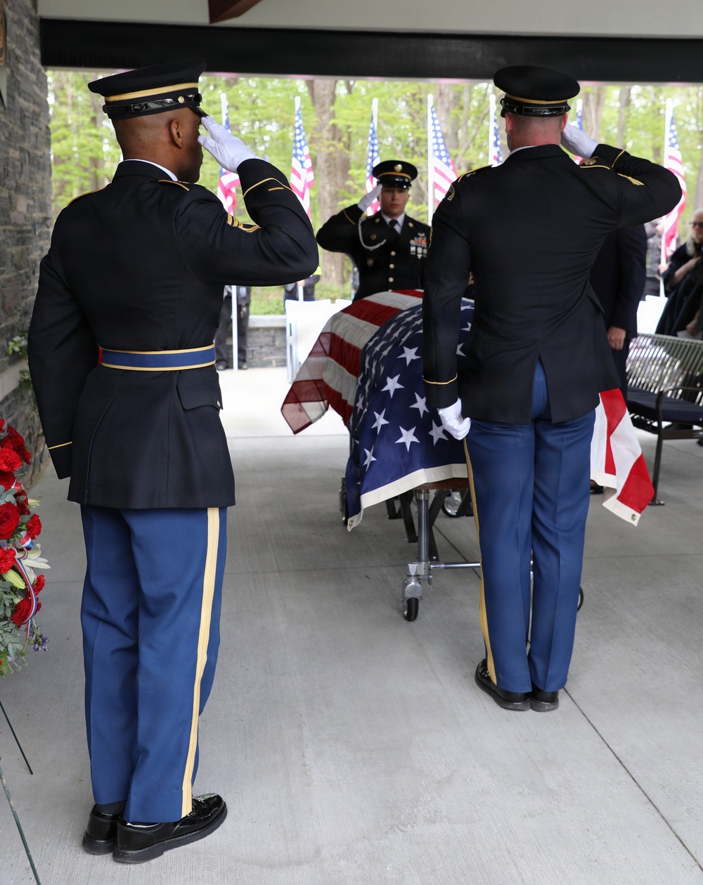 NY Army Guard Honor Guard provides funeral honors for WWII POW