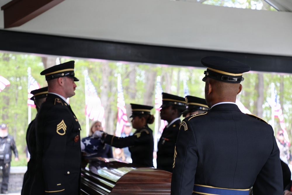 NY Army Guard Honor Guard provides funeral honors for WWII POW