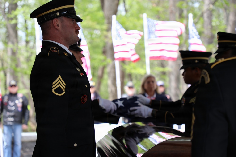 NY Army Guard Honor Guard provides funeral honors for WWII POW