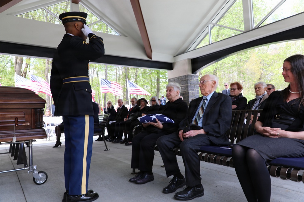 NY Army Guard Honor Guard provides funeral honors for WWII POW