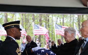 NY Army Guard Honor Guard provides funeral honors for WWII POW