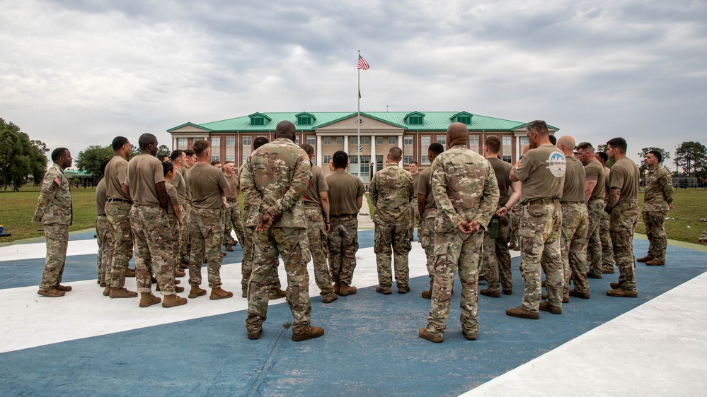 Dogface Soldiers conduct leader-focused physical training