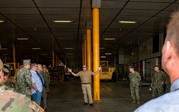 2026 Medical Logistics Symposium Attendees Visit USNS Point Loma (T-EPF 15)