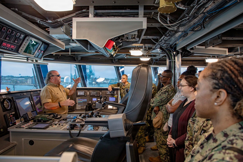 2026 Medical Logistics Symposium Attendees Visit USNS Point Loma (T-EPF 15)