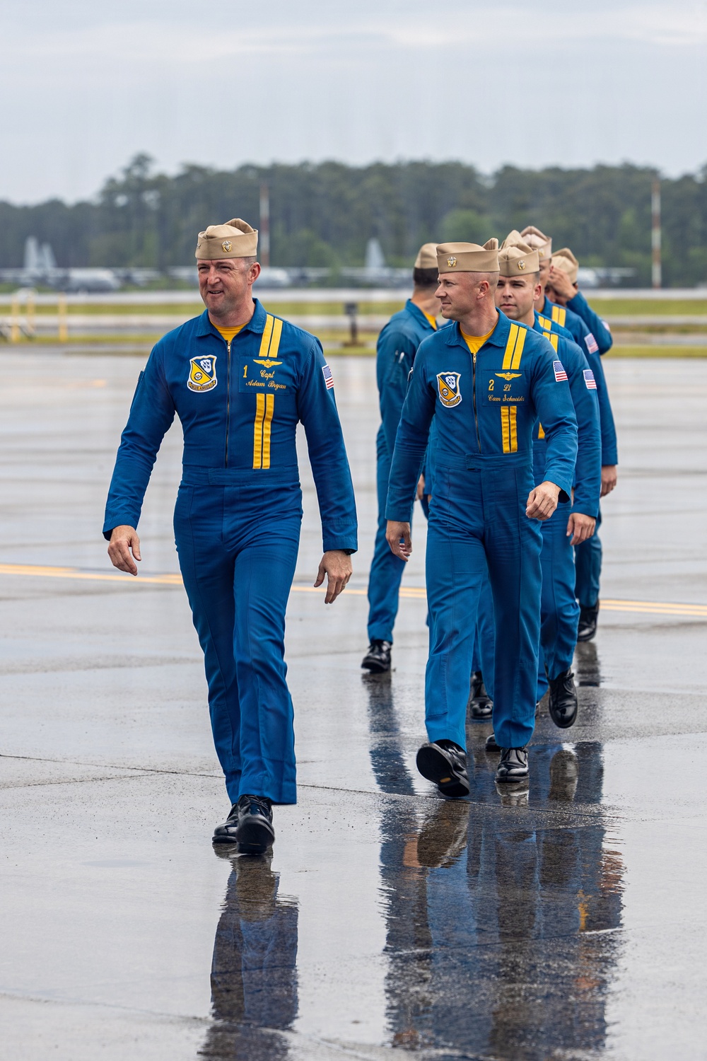 2nd Marine Aircraft Wing Commanding General welcomes the U.S. Navy Blue Angels