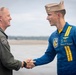 2nd Marine Aircraft Wing Commanding General welcomes the U.S. Navy Blue Angels
