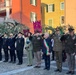 Italian and U.S. Military Officers Render Honors During Ceremony in Torbole, Italy