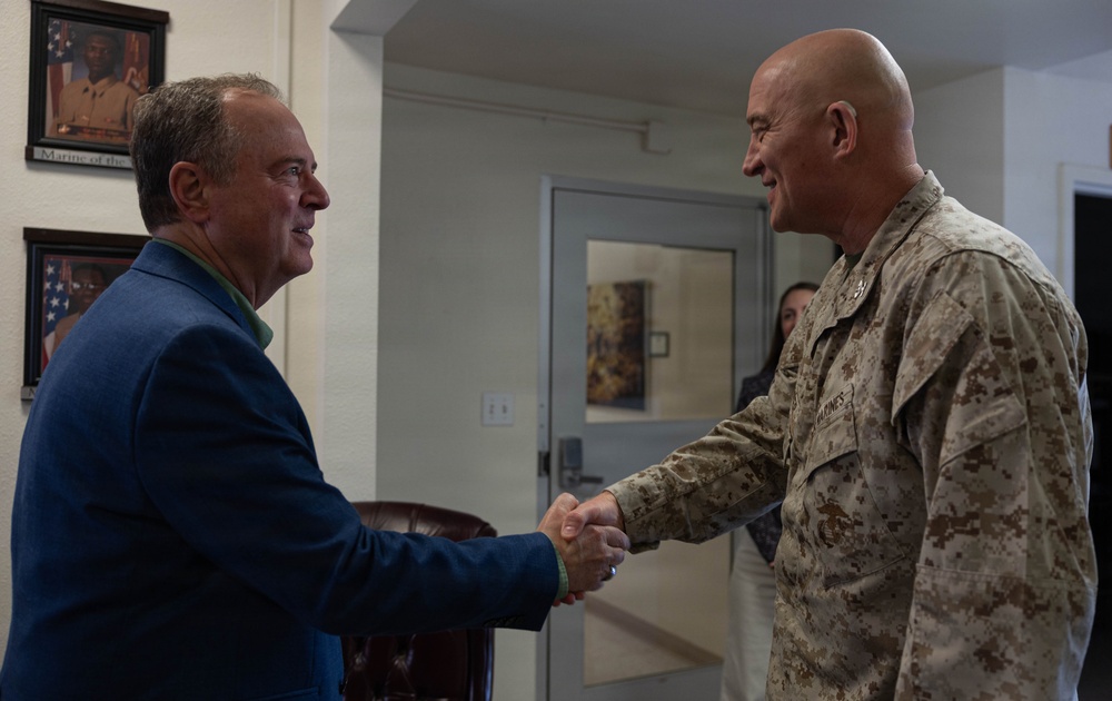 U.S. Senator Adam Schiff visits MCAGCC