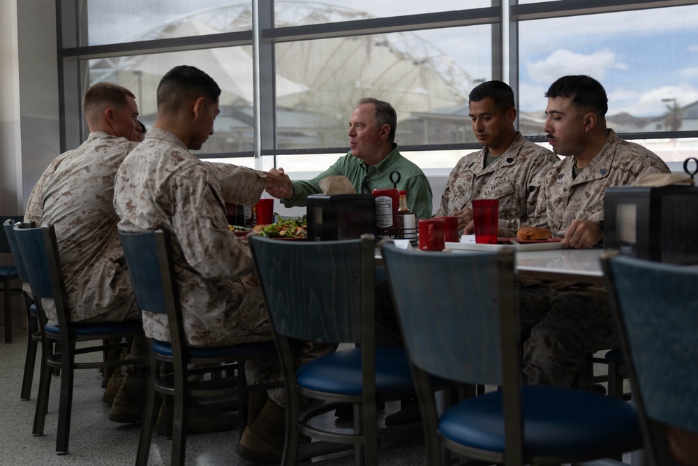 U.S. Senator Adam Schiff visits MCAGCC