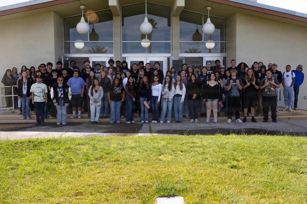 Students shadow Marines and Sailors at MCAGCC