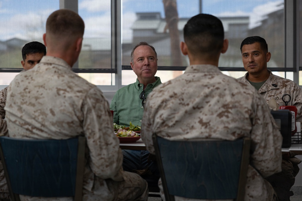 U.S. Senator Adam Schiff visits MCAGCC