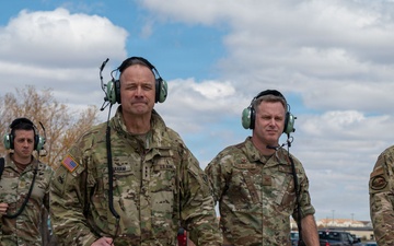 U.S. Army Corps of Engineers Commander visits Minot Air Force Base