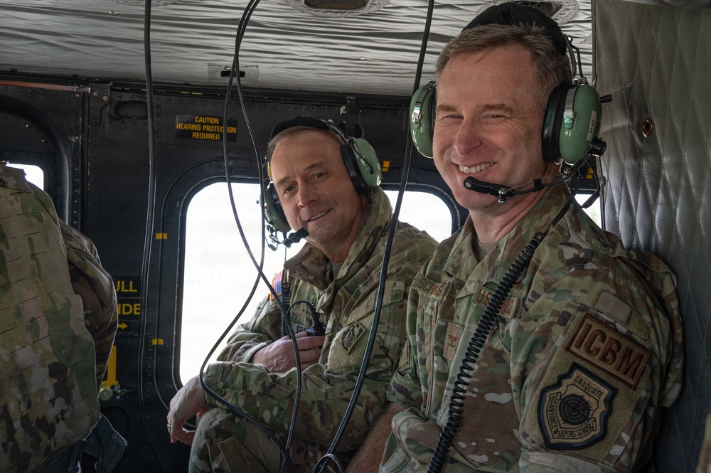 U.S. Army Corps of Engineers Commander visits Minot Air Force Base