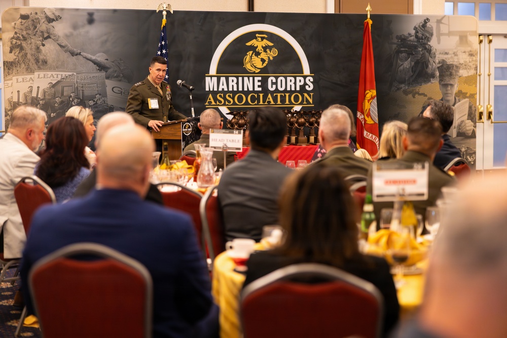 The Commandant, Gen. Eric M. Smith attends the Annual TECOM Awards Dinner