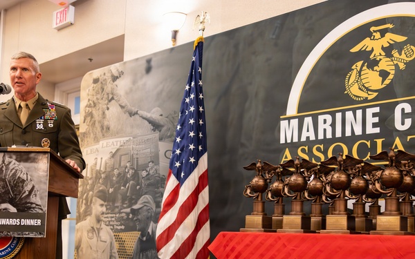 The Commandant, Gen. Eric M. Smith attends the Annual TECOM Awards Dinner