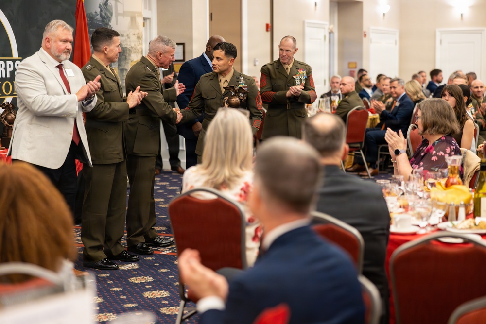 The Commandant, Gen. Eric M. Smith attends the Annual TECOM Awards Dinner
