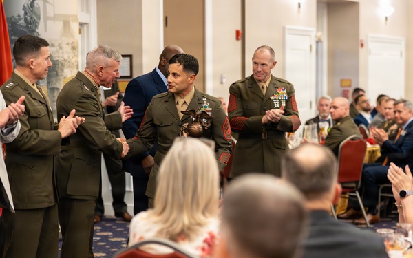 The Commandant, Gen. Eric M. Smith attends the Annual TECOM Awards Dinner