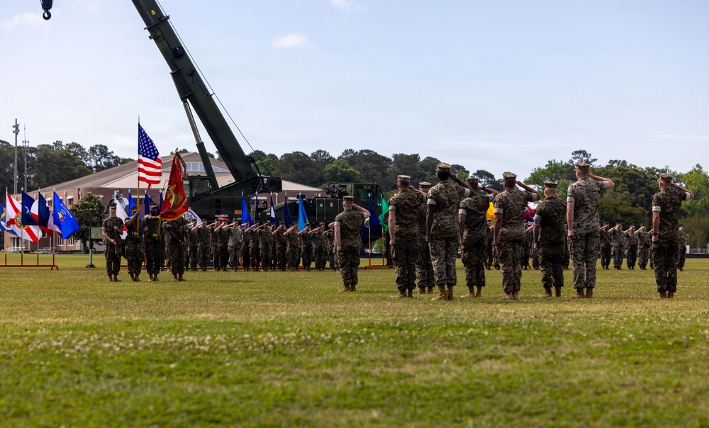 BGen Rizzo Relinquishes Command of Marine Corps Installations East to Col Pace