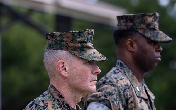 BGen Rizzo Relinquishes Command of Marine Corps Installations East to Col Pace