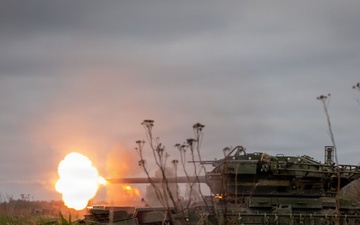 U.S. Soldiers in 2d Cavalry Regiment participate in a live fire exercise for Saber Strike 2026
