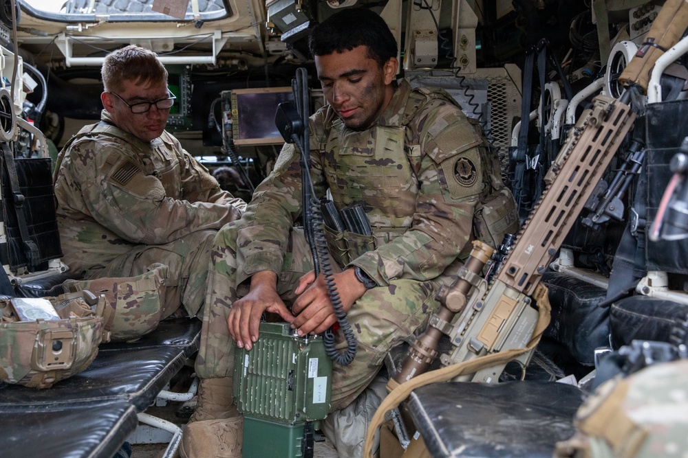 U.S. Soldiers in 2d Cavalry Regiment participate in a live fire exercise for Saber Strike 2026