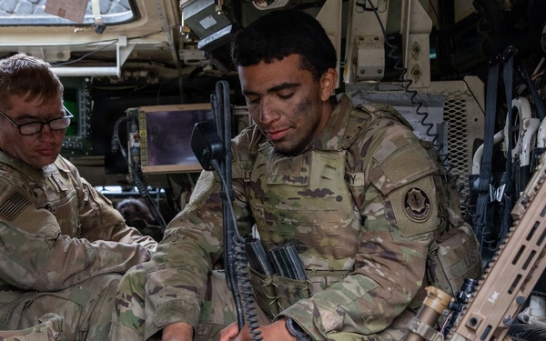 U.S. Soldiers in 2d Cavalry Regiment participate in a live fire exercise for Saber Strike 2026