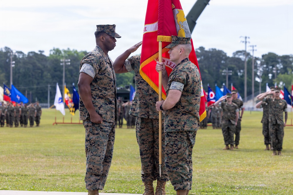 BGen Rizzo Relinquishes Command of Marine Corps Installations East to Col Pace