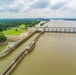 James W. Trimble Lock and Dam supports navigation on the MKARNS