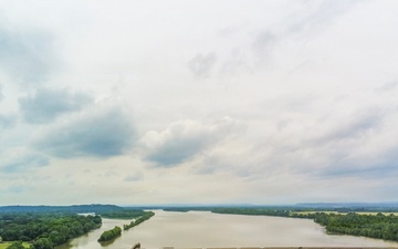 James W. Trimble Lock and Dam supports navigation on the MKARNS