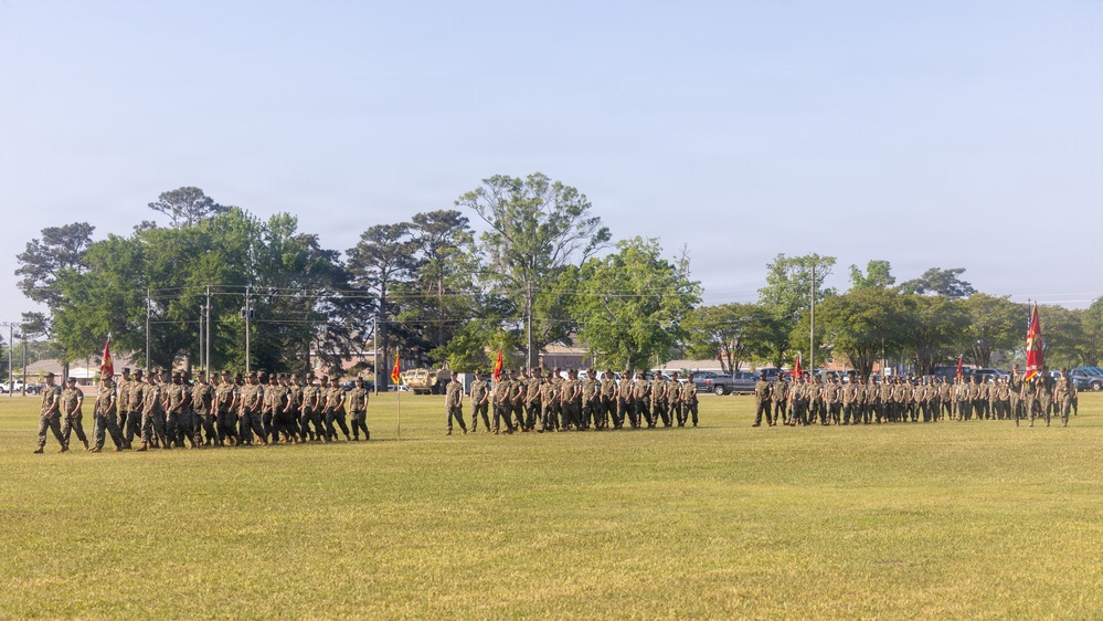2nd Battalion, 2nd Marines Conduct Change of Command with the Chairman of the Joint Chiefs of Staff