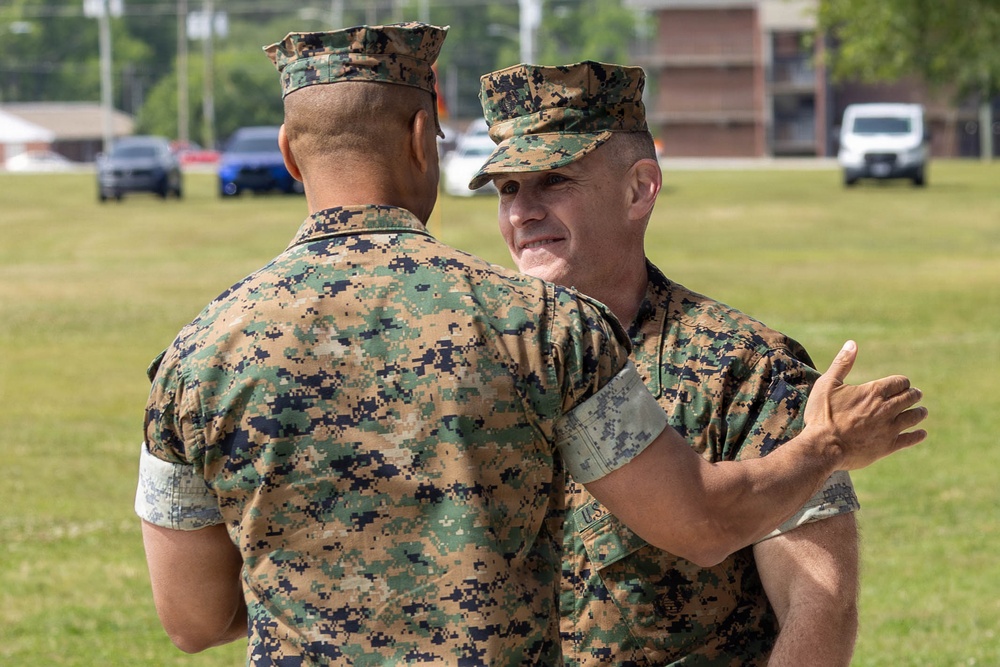 BGen Rizzo Relinquishes Command of Marine Corps Installations East to Col Pace