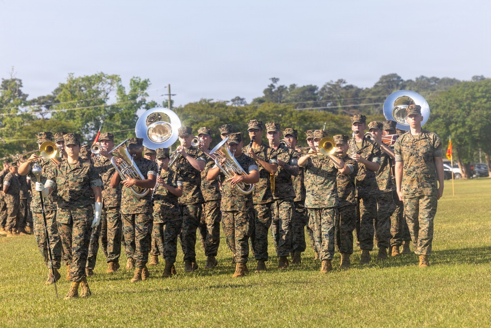 2nd Battalion, 2nd Marines Conduct Change of Command with the Chairman of the Joint Chiefs of Staff