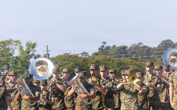 2nd Battalion, 2nd Marines Conduct Change of Command with the Chairman of the Joint Chiefs of Staff