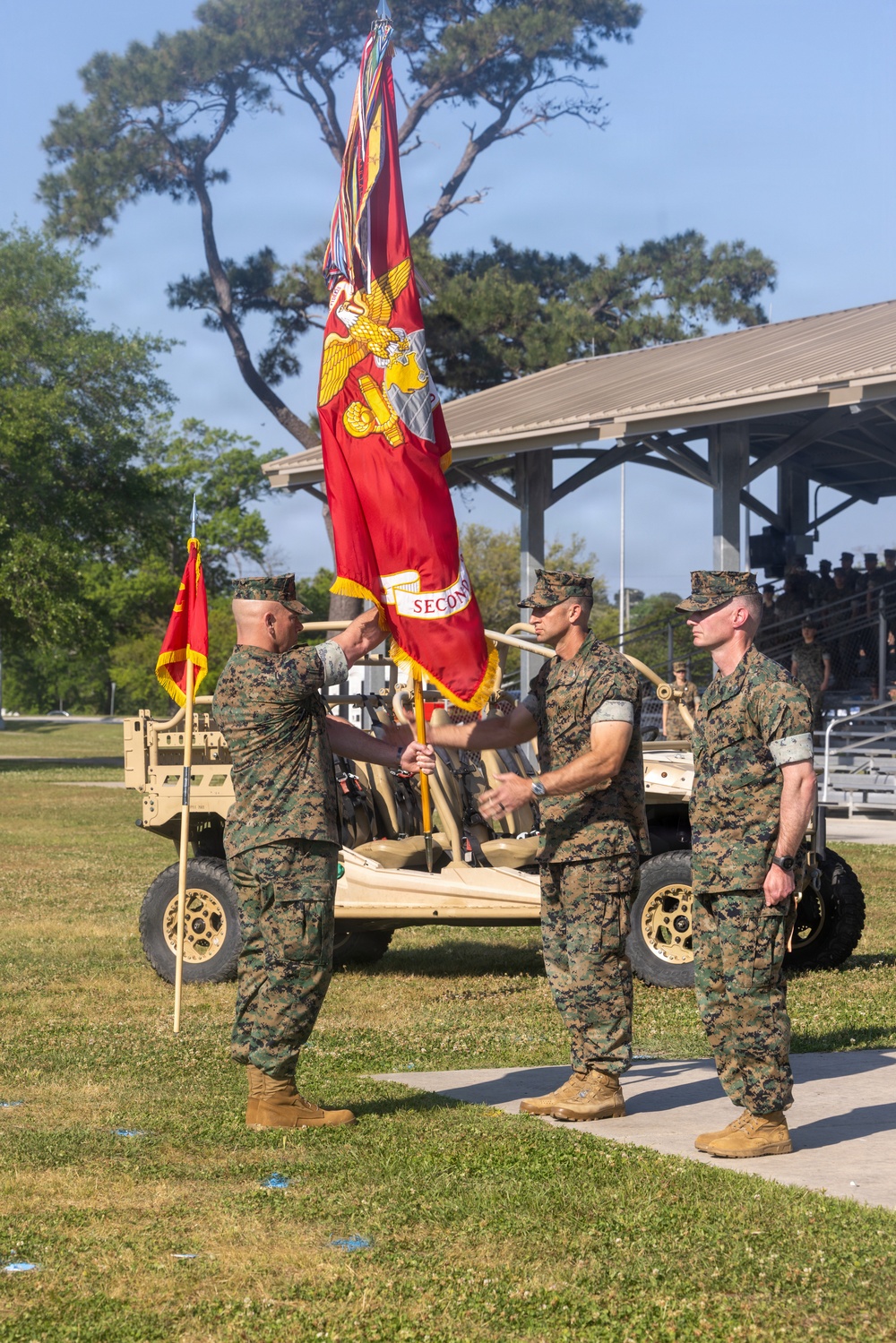 2nd Battalion, 2nd Marines Conduct Change of Command with the Chairman of the Joint Chiefs of Staff