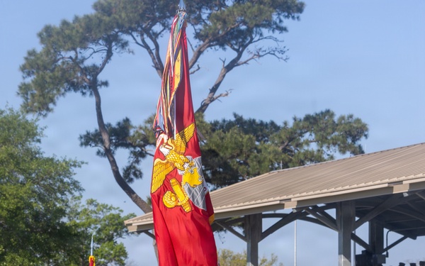 2nd Battalion, 2nd Marines Conduct Change of Command with the Chairman of the Joint Chiefs of Staff