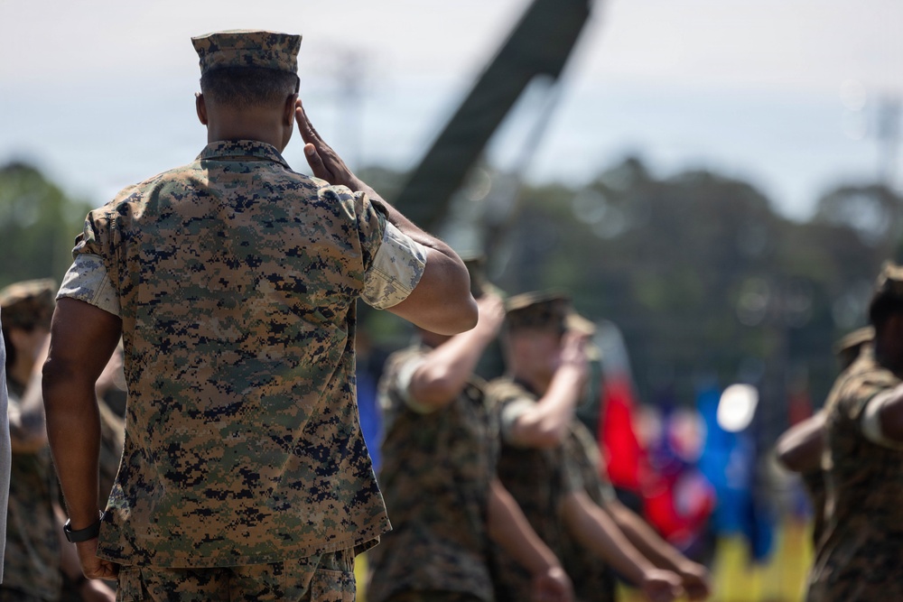 BGen Rizzo Relinquishes Command of Marine Corps Installations East to Col Pace