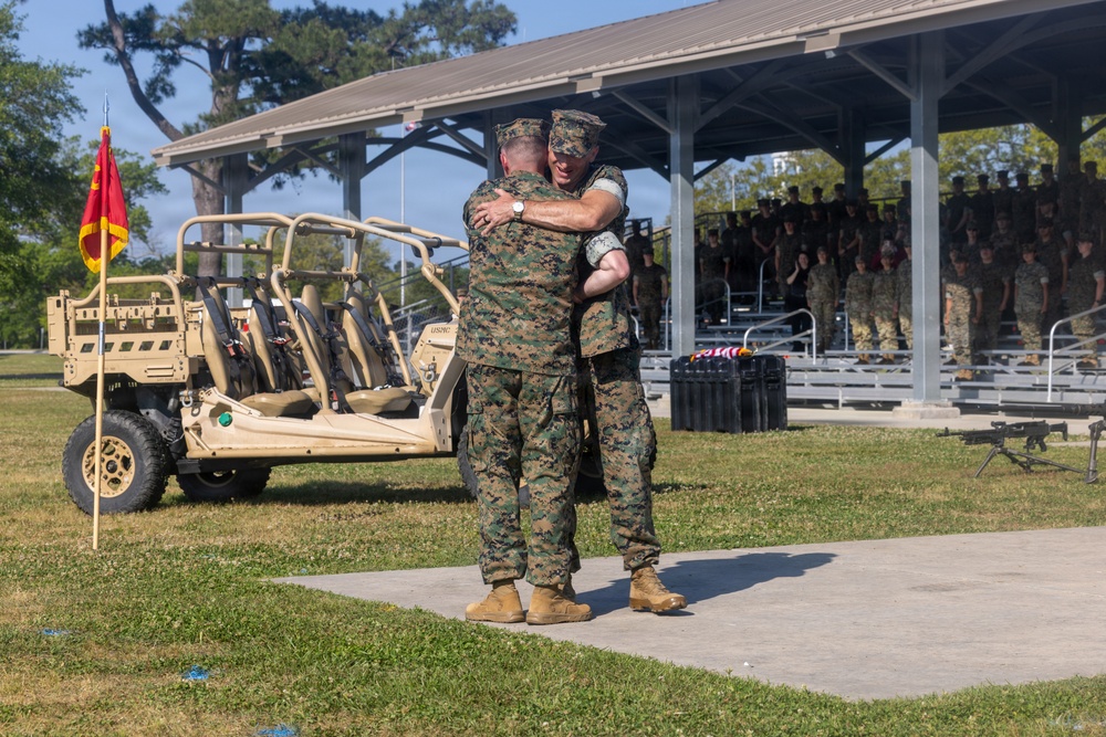2nd Battalion, 2nd Marines Conduct Change of Command with the Chairman of the Joint Chiefs of Staff
