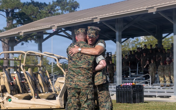 2nd Battalion, 2nd Marines Conduct Change of Command with the Chairman of the Joint Chiefs of Staff