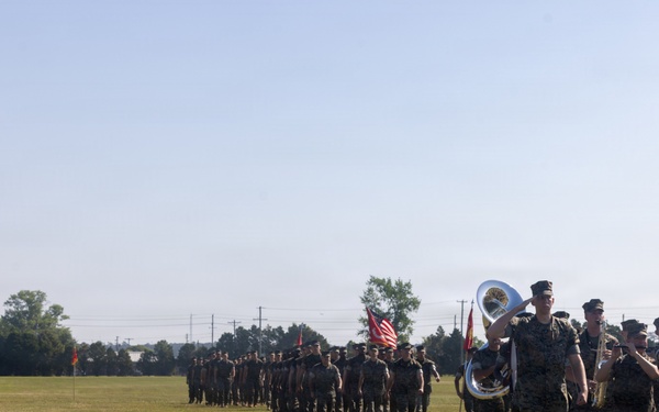 2nd Battalion, 2nd Marines Conduct Change of Command with the Chairman of the Joint Chiefs of Staff