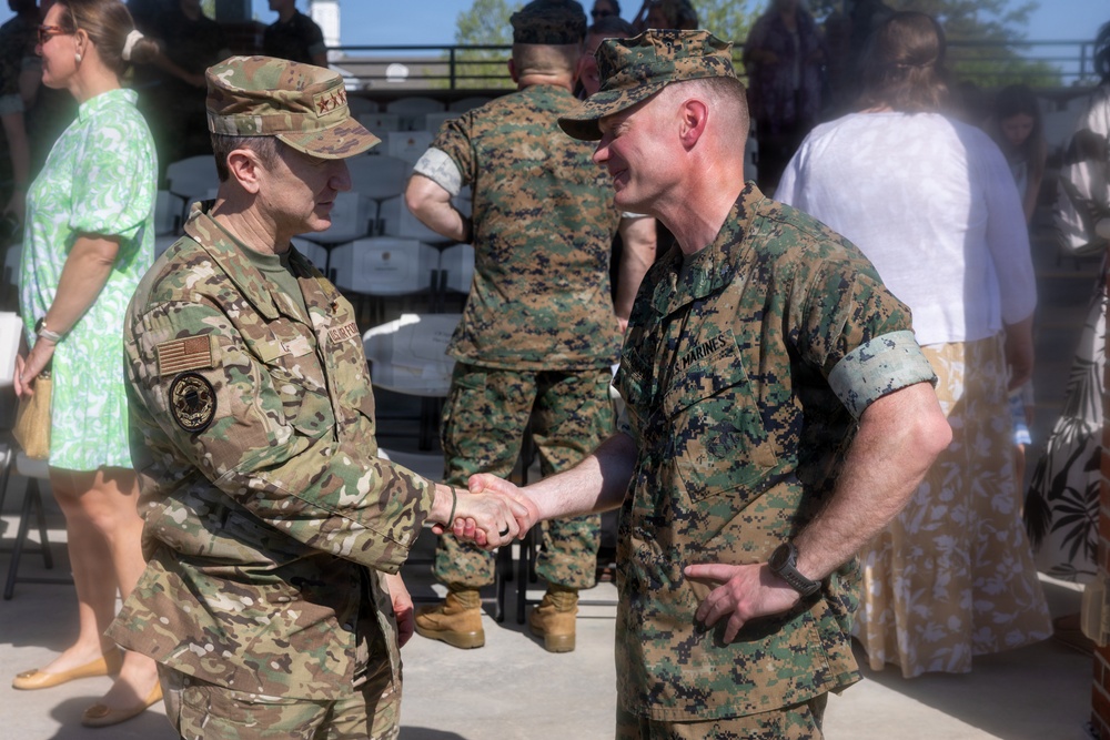 2nd Battalion, 2nd Marines Conduct Change of Command with Chairman of the Joint Chiefs of Staff