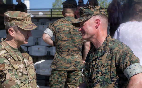 2nd Battalion, 2nd Marines Conduct Change of Command with Chairman of the Joint Chiefs of Staff