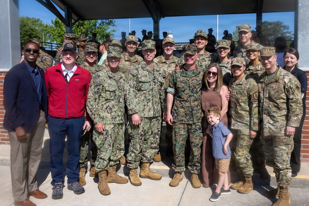 2nd Battalion, 2nd Marines Conduct Change of Command with the Chairman of the Joint Chiefs of Staff